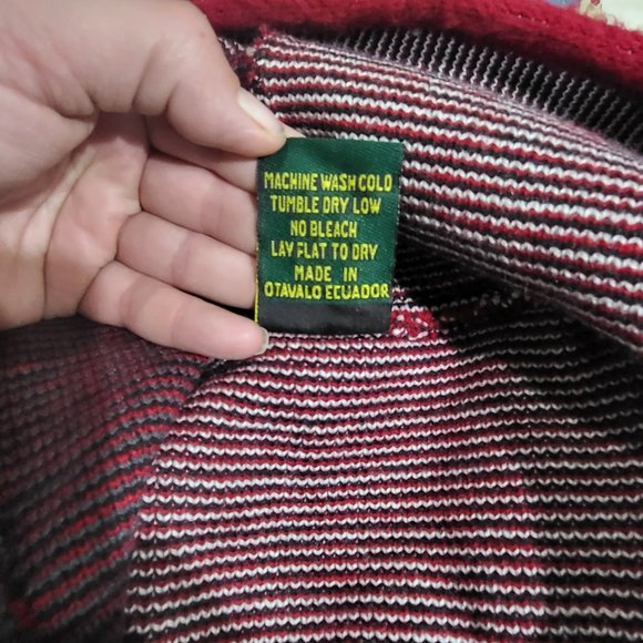 Native American & Wolf Hoodie Made In Ecuador - Picture 8 of 11